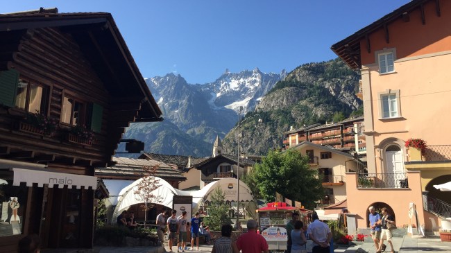 Courmayeur town